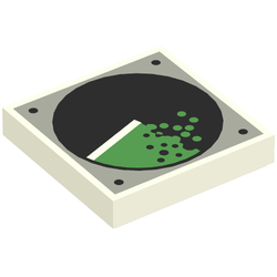 Tile 2 x 2 with Radar Scope Print