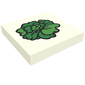 Tile 2 x 2 with Fabuland Lettuce Print [3646]