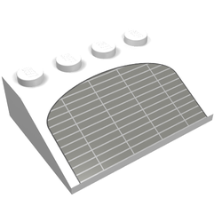 Slope 33° 3 x 4 with Grille Print