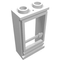 Door 1 x 2 x 3 Left with Hollow Studs, No Glass (32b)