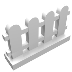 Picket Fence 1 x 4 x 2 (33303)