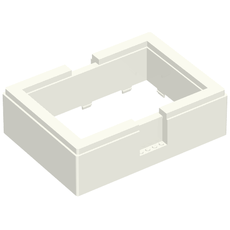 BYGGLEK Box Frame, 16 x 22 x 5, 1 x 4 x 3 Cutouts on Long Sides (35018)
