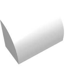 Brick Curved 1 x 2 x 1 No Studs (37352)