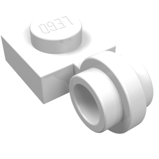 Plate Special 1 x 1 with Clip Light, Bar Hole [Thin Ring] (4081a)
