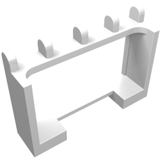 Hinge Vehicle Roof Holder 1 x 4 x 2 (4214)