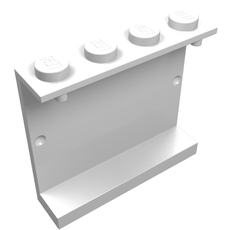 Panel 1 x 4 x 3 [Solid Studs] (4215a)