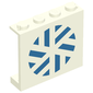 Panel 1 x 4 x 3 - Solid Studs with Snowflake Print [8660]