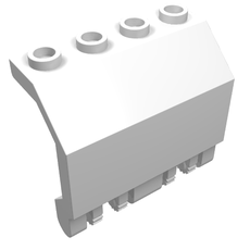Hinge Panel 2 x 4 x 3 1/3 Locking Dual 2 Fingers (44572)