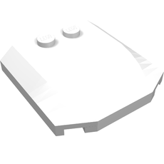 Brick Wedged, Curved Triple 4 x 4 x 2/3 with 2 Studs (45677)