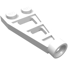 Plate Special 1 x 2 with Long Stud Receptacle (Space Wing) (4596)