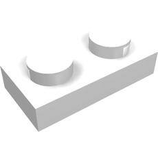 Plate 1 x 2 with Electric Contacts (4755)