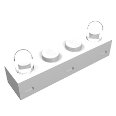 Light Brick 1 x 4 [Two Bulbs] (4771)