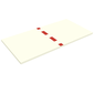 Tile 8 x 16 with Red Stripe Print