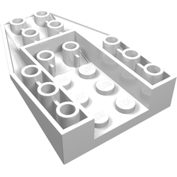 LEGO 4 x Keilstein neues dunkelgrau Dark Bluish Gray Wedge 6x4 Connection 4856a