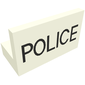 Panel 1 x 2 x 1 with Thin Black POLICE Print