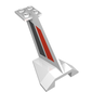 Tail Wedge 4 x 4 with Red/Black Print