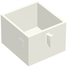 Duplo Drawer 2 x 2 with Pull Handle (4891)