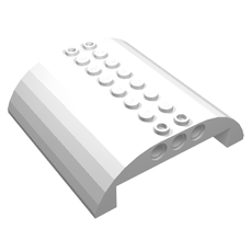Brick Curved 8 x 8 x 2 Double (54095)
