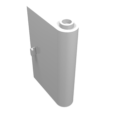 Door 1 x 3 x 4 Right - Open Between Top and Bottom Hinge (58380)
