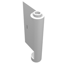 Door 1 x 3 x 4 Left - Open Between Top and Bottom Hinge (58381)