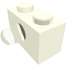 Light Brick 1 x 2 with Single Side Light (6035)