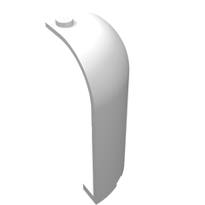Panel 3 x 3 x 6 Corner Convex with Curved Top (6059)