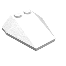 Brick Wedged, Sloped 4 x 4 Triple, No Stud Notches (6069)