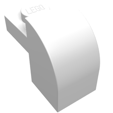 Brick Curved 1 x 2 x 1 1/3 with Curved Top (6091)