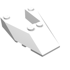 Brick Wedged, Sloped 6 x 4 Cutout, Stud Notches (6153b)