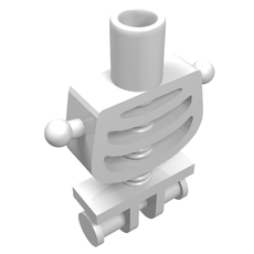 Torso Skeleton [Thin Shoulder Pins] (6260)