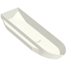 Boat Hull 51 x 12 x 6 with Side Bulges (62791)