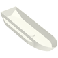 Boat Hull 51 x 12 x 6 with Side Bulges