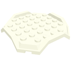 Plate Special 8 x 8 x 2/3 Octagon with Rim (67929)