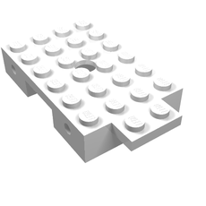 Vehicle Base, Train 4 x 7 with Wheels Holder (824)
