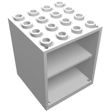 Homemaker Cupboard 4 x 4 x 4 with Door Holder Holes (837)