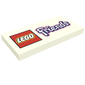 Tile 2 x 4 with LEGO Friends Logo, No Butterfly