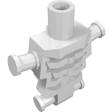 Torso Skeleton, Angular Rib Cage, Plain (93060)