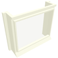 Window 1 x 4 x 3 with Glass for Slotted Bricks