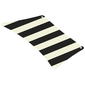 Sail, Bottom, 30 x 15 with Black Thick Stripes Print