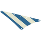 Sail, Triangular, 15 x 22 with Black Thick Stripes Print