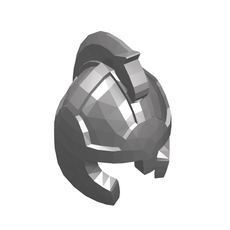 Helmet with Cheek Protection and Horsehead Comb (Rohan Style) (10054)