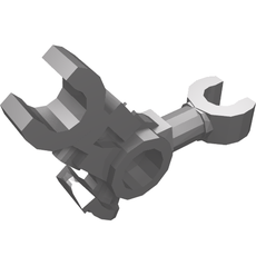 Hero Factory Minifigure Arm [2 Clips at 90°] (15341)