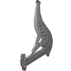 Large Figure Weapon Blade, Elaborate with 2 Axles (15368)
