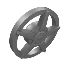 Wheel Cover 5 Spoke - for Wheel 18976 (18978a)