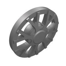 Wheel Cover 10 Spoke T Shape - for Wheel 18976 (18979a)