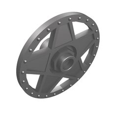 Wheel Cover 5 Spoke Thick with Edge Bolts (19215)
