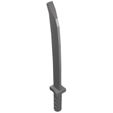 Weapon Sword / Katana / Shamshir with Uncapped Pommel [Square Guard] (30173b)