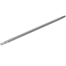 Flexible Ribbed Hose 8mm Ends 19L (57539)