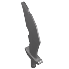Weapon Sword / Scimitar Notched Blade (60752)