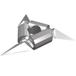 Weapon Throwing Star / Shuriken with Smooth Grips